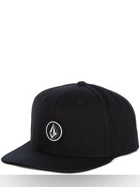 NWT Volcom Black Flexfit Cap - One size
